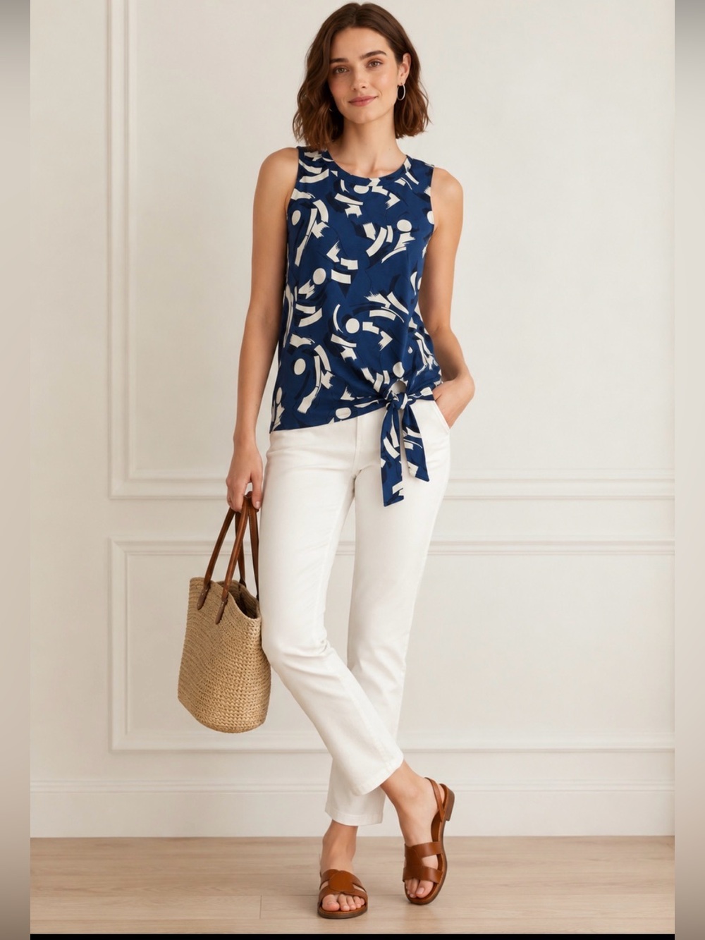 Ralph Lauren Geometric Tank Top